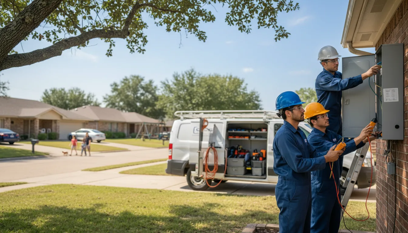 Certified electrician providing emergency electrical services in Iberia, OH